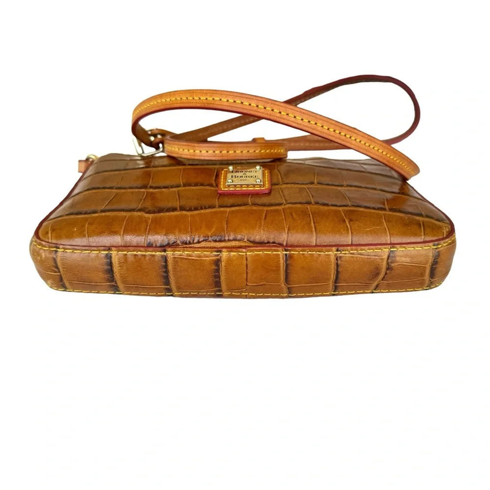 Dooney & Bourke Crossbody Shoulder Bag Embossed Leather
